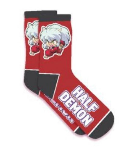 InuYasha Half Demon Crew Socks