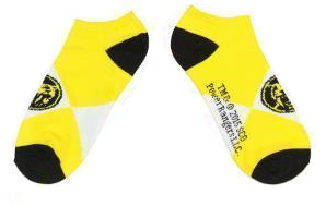 Power Rangers Yellow Ranger Ankle Socks