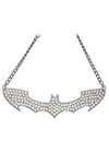 Batman faux Diamond Choker Necklace