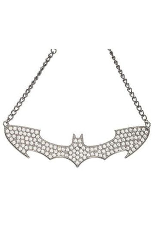 Batman faux Diamond Choker Necklace