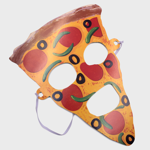 All That Pizza Face Cosplay Mask