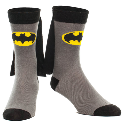 Batman Crew Socks With Capes - Gaming Outfitters