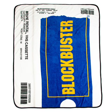 Blockbuster VHS Case Throw Blanket