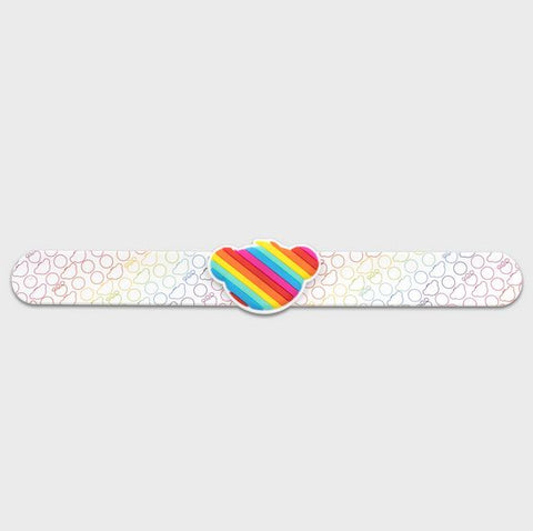 Build-A-Bear Rainbow Bear Snap Bracelet