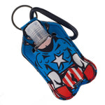 Captain America Hand Sanitizer Bottle Holder Keychain