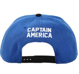 Captain America Logo Precurved Bill Snapback Hat