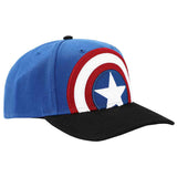 Captain America Logo Precurved Bill Snapback Hat