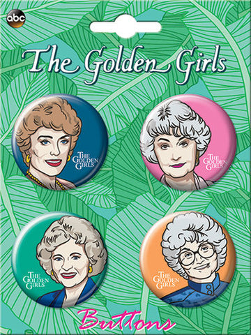 The Golden Girls Button Set