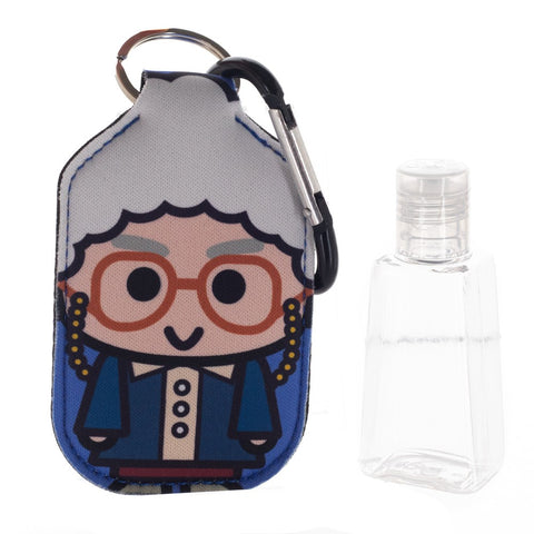 The Golden Girls Sophia Hand Sanitizer Bottle Holder Keychain