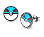 Pokémon Great Ball Stud Earrings - Gaming Outfitters