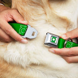 Green Lantern Green Dog Collar