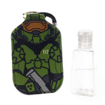 Halo Master Chief Hand Sanitizer Bottle Holder Keychain