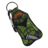 Halo Master Chief Hand Sanitizer Bottle Holder Keychain