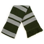 Harry Potter Slytherin Premium Striped Scarf With Crest Patch