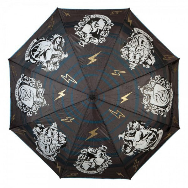 Harry Potter Crests Color Changing Umbrella Gaming Outfitters