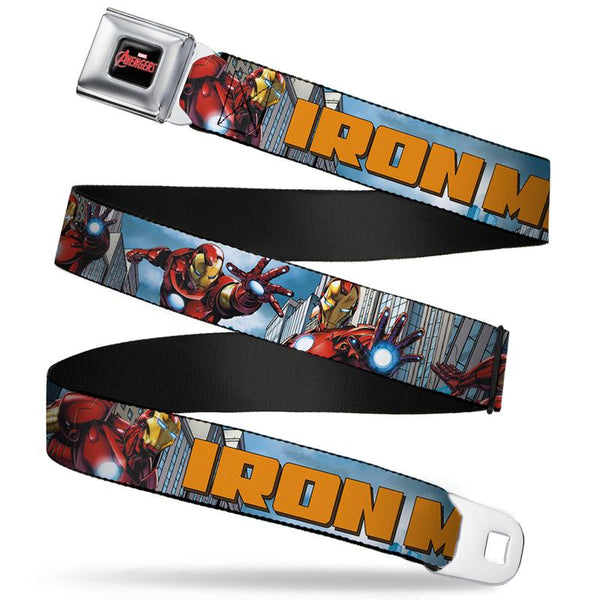 Cintura Di Sicurezza Buckle-Down Marvel Avengers - Design Supereroi, Larghezza 2.5 Cm, Lunghezza 50-80 Cm