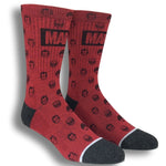 Marvel Comics Pattern Crew Socks