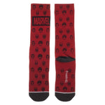 Marvel Comics Pattern Crew Socks