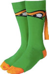 Teenage Mutant Ninja Turtles Michelangelo Crew Socks - Gaming Outfitters
