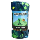 Minecraft Creeper Pattern Throw Blanket