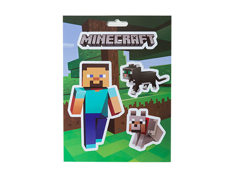 Minecraft Steve & Pets Sticker Pack