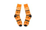 Naruto Pattern Athletic Crew Socks