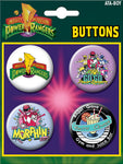 Mighty Morphin Power Rangers Button Set