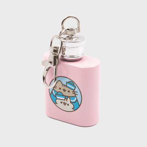 Pusheen Mini Flask Keychain