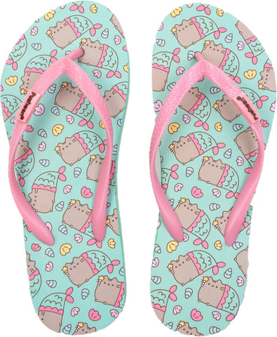 Pusheen Flip Flops