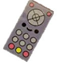 TV Remote Loot Crate Chibi Pin
