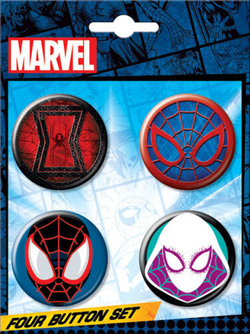 Spider-Man Logo Button Set