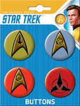 Star Trek Insignia Button Set