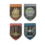 Star Wars Space Ship Banner Pins