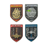 Star Wars Space Ship Banner Pins