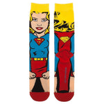 Supergirl Character Crew Socks