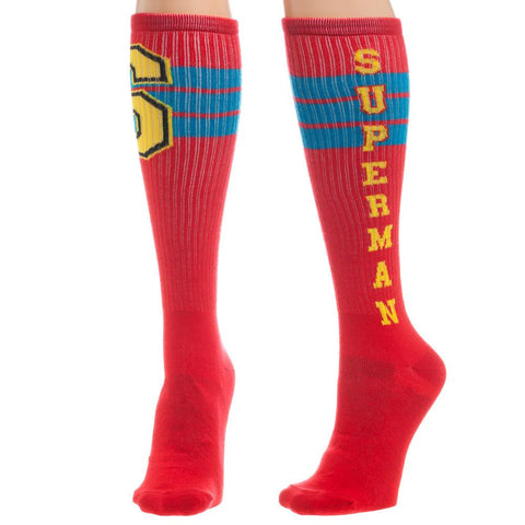 Superman Varsity Knee High Socks