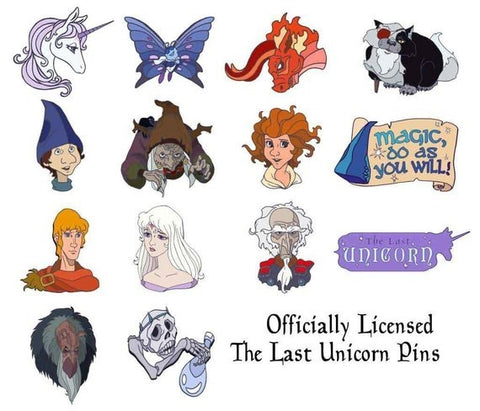 The Last Unicorn Pins