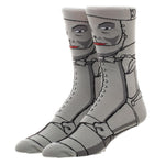 The Wizard of Oz Tin Man Character Crew Socks