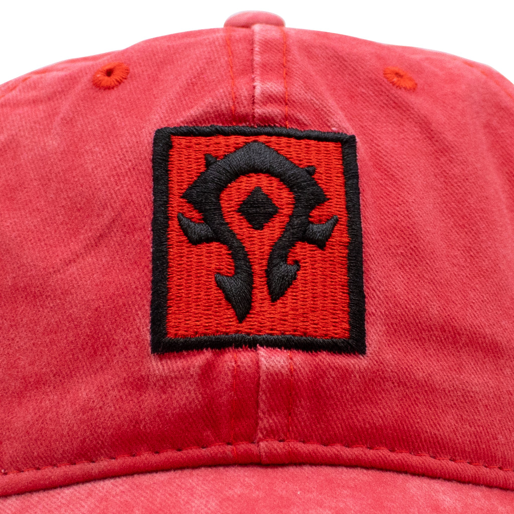 World Of Warcraft Horde Knit Patch Dad Hat – Gaming Outfitters