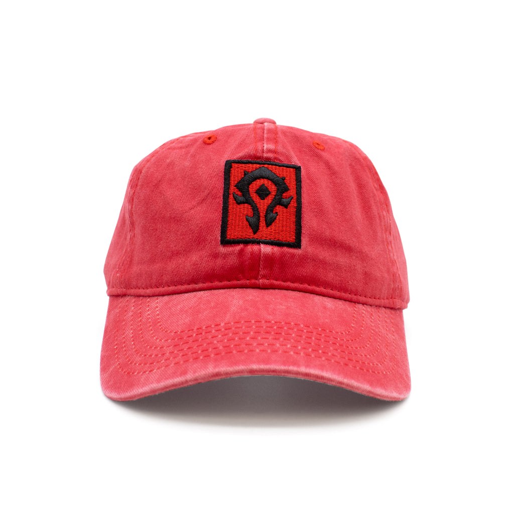 World Of Warcraft Horde Knit Patch Dad Hat – Gaming Outfitters