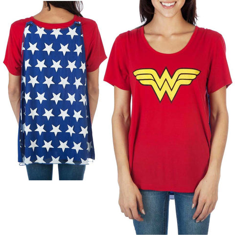Wonder Woman Interchangeable Cape Shirt