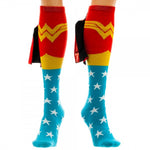 Wonder Woman Knee High Sock With Shiny Cape - Gaming Outfitters