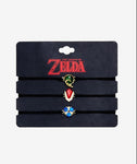 Legend Of Zelda Spiritual Stones Bracelet Set