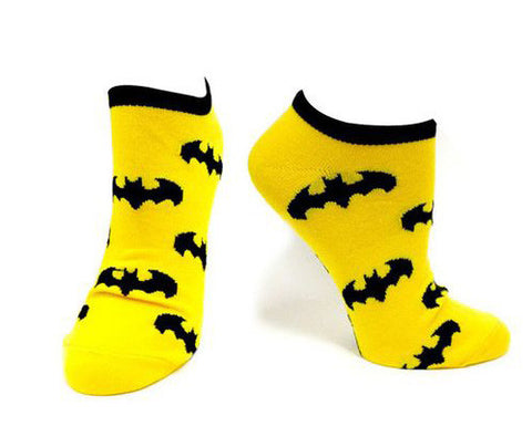 Batman Logos Repeating Ankle Socks - Gaming Outfitters