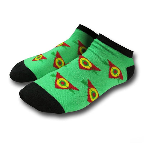 Green Arrow Repeating Logo Ankle Socks - Gaming Outfitters